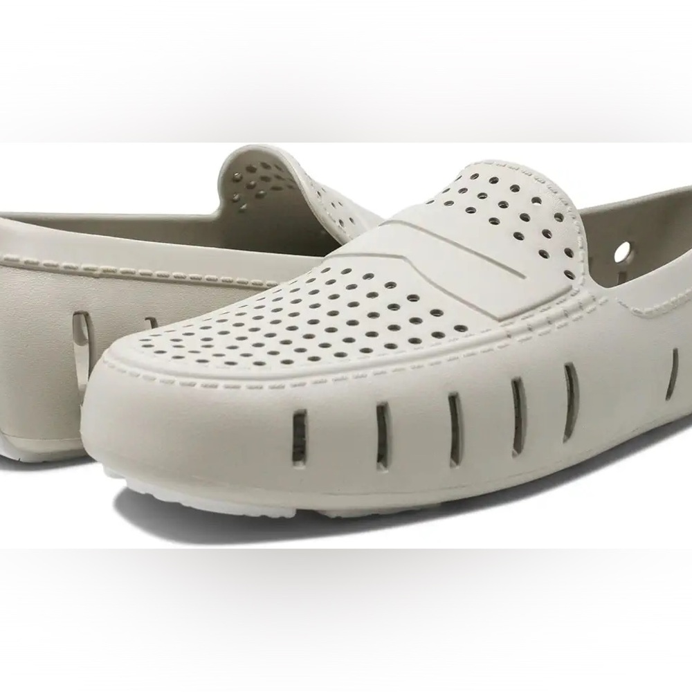 Floafers Men's Bone White Boat Shoes